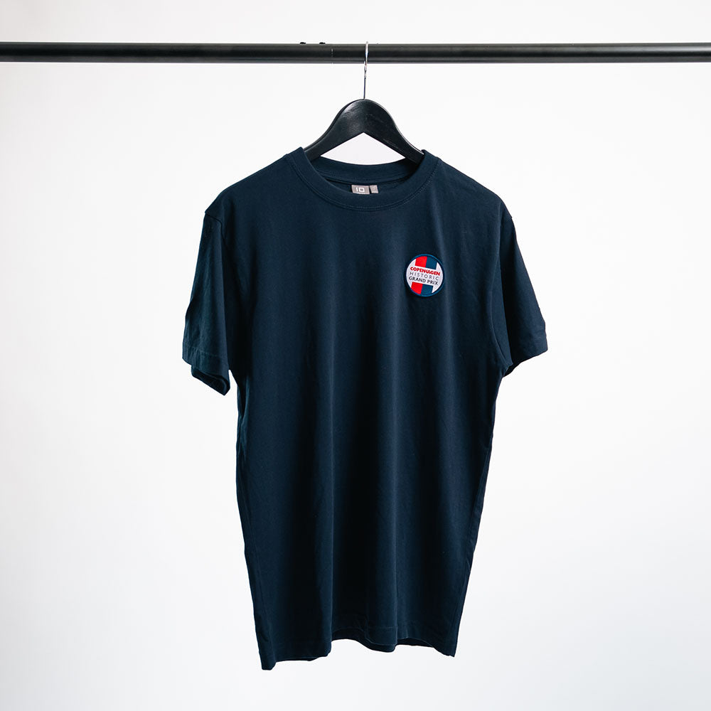 CHGP Børne t-shirt med vævet mærke (Navy)