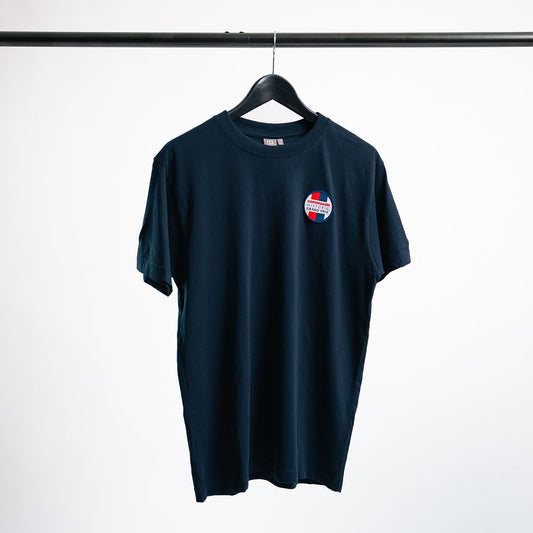 CHGP T-shirt med vævet mærke (Navy)